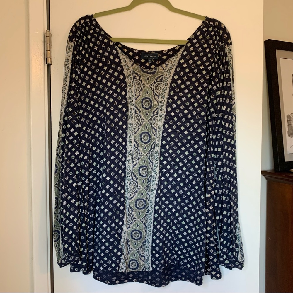 Lucky Brand top in 1X